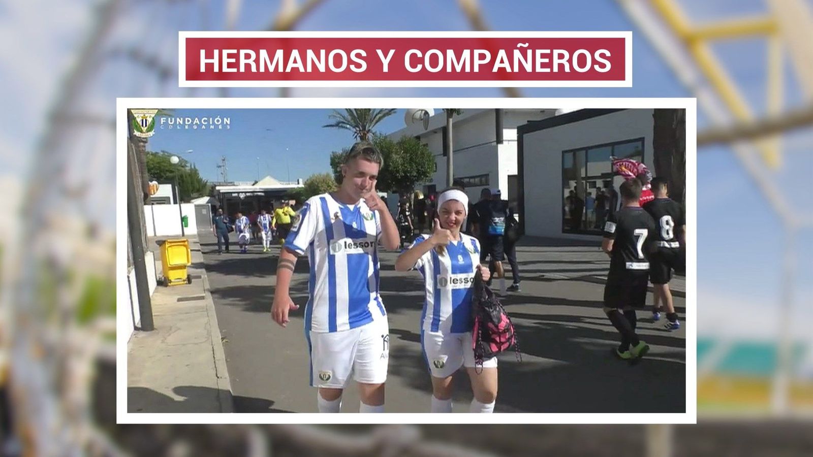 Mireya y Rubén, hermanos en el Leganés Genuine