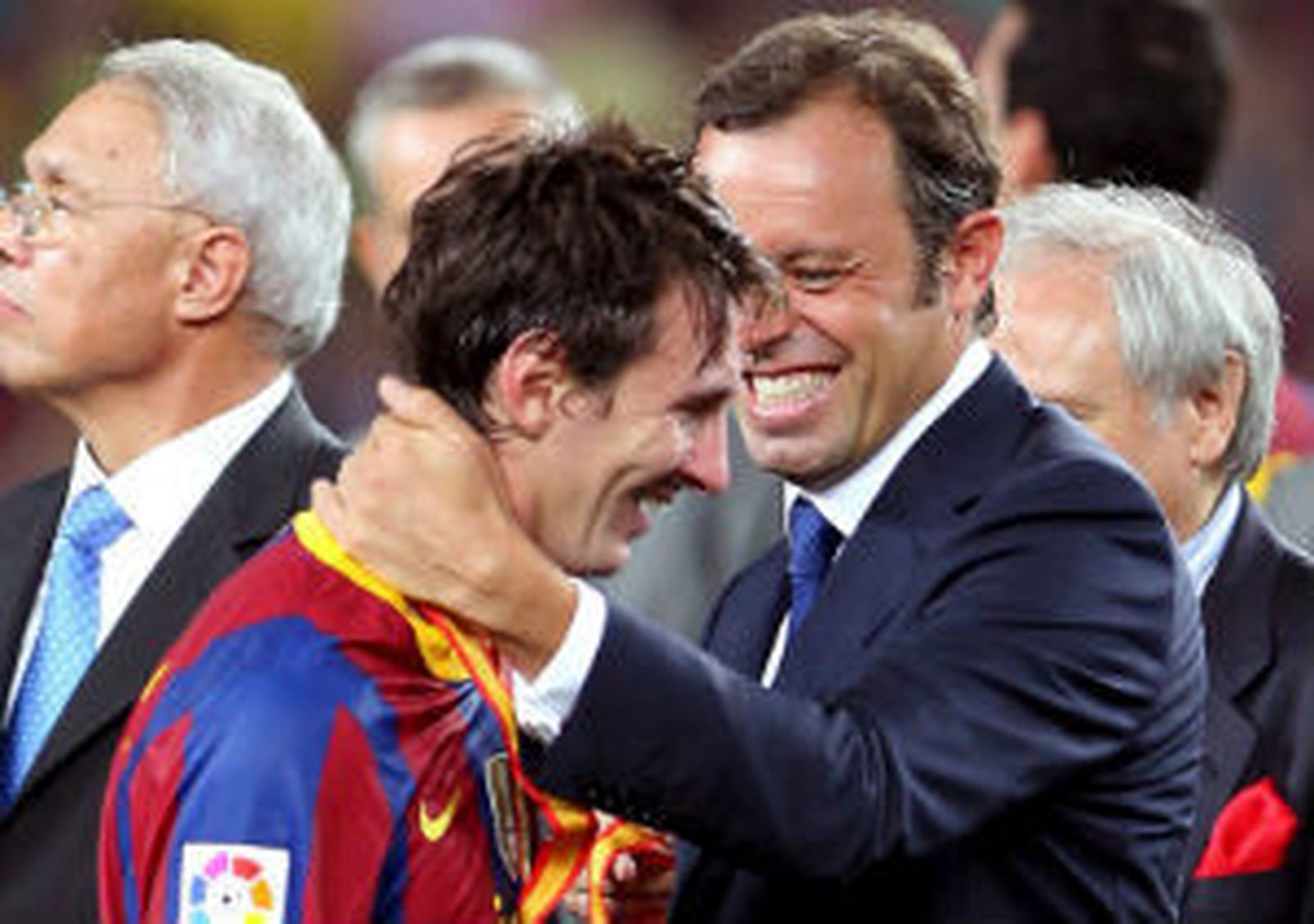 Messi y Rosell