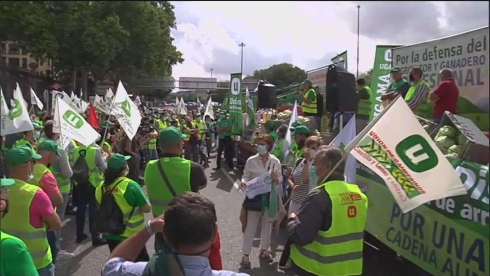 El sector del campo vuelve a manifestarse en Madrid para pedir ayudas y precios dignos