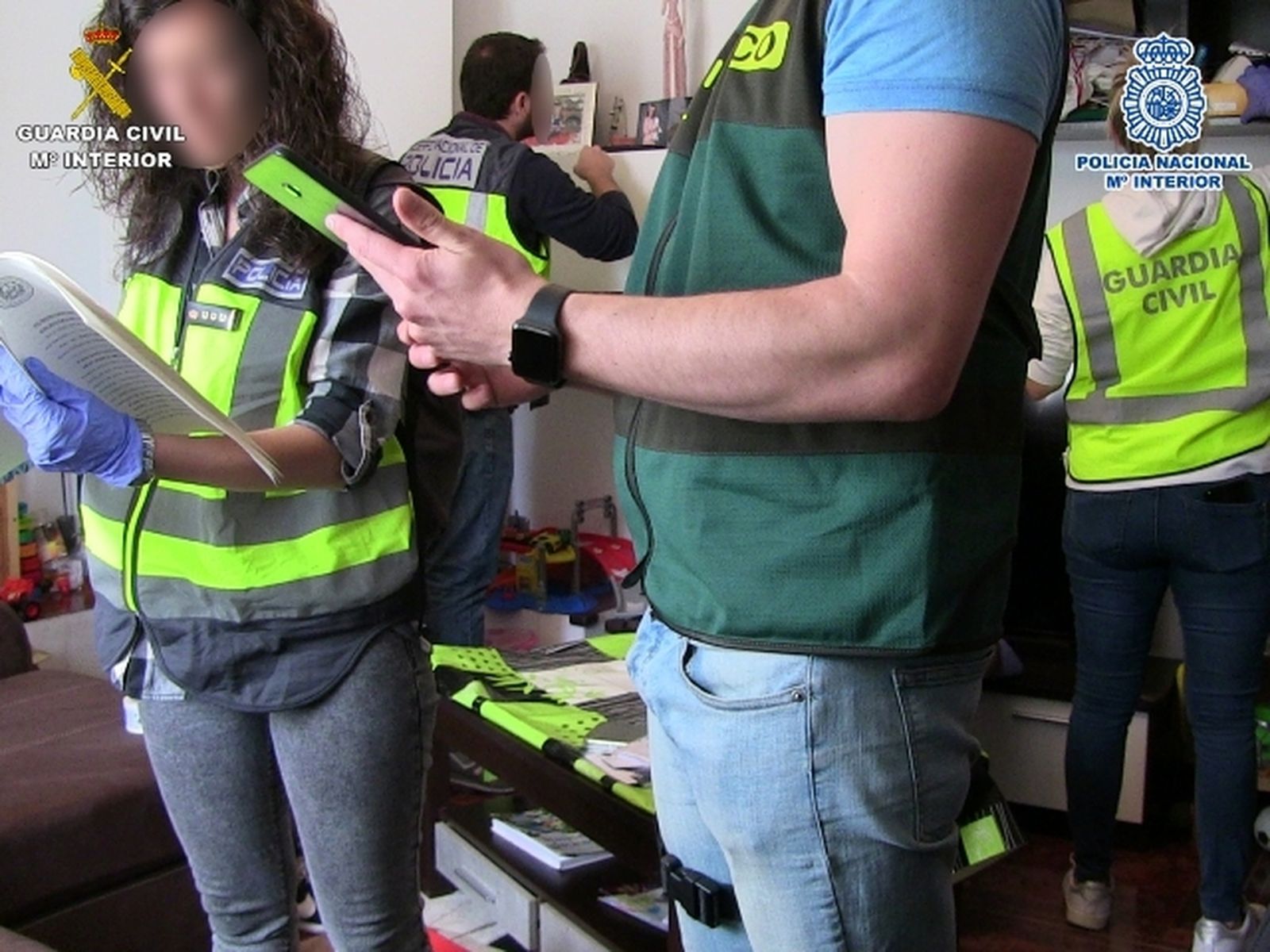Operación de la Guardia Civil contra el bloqueo de capitales