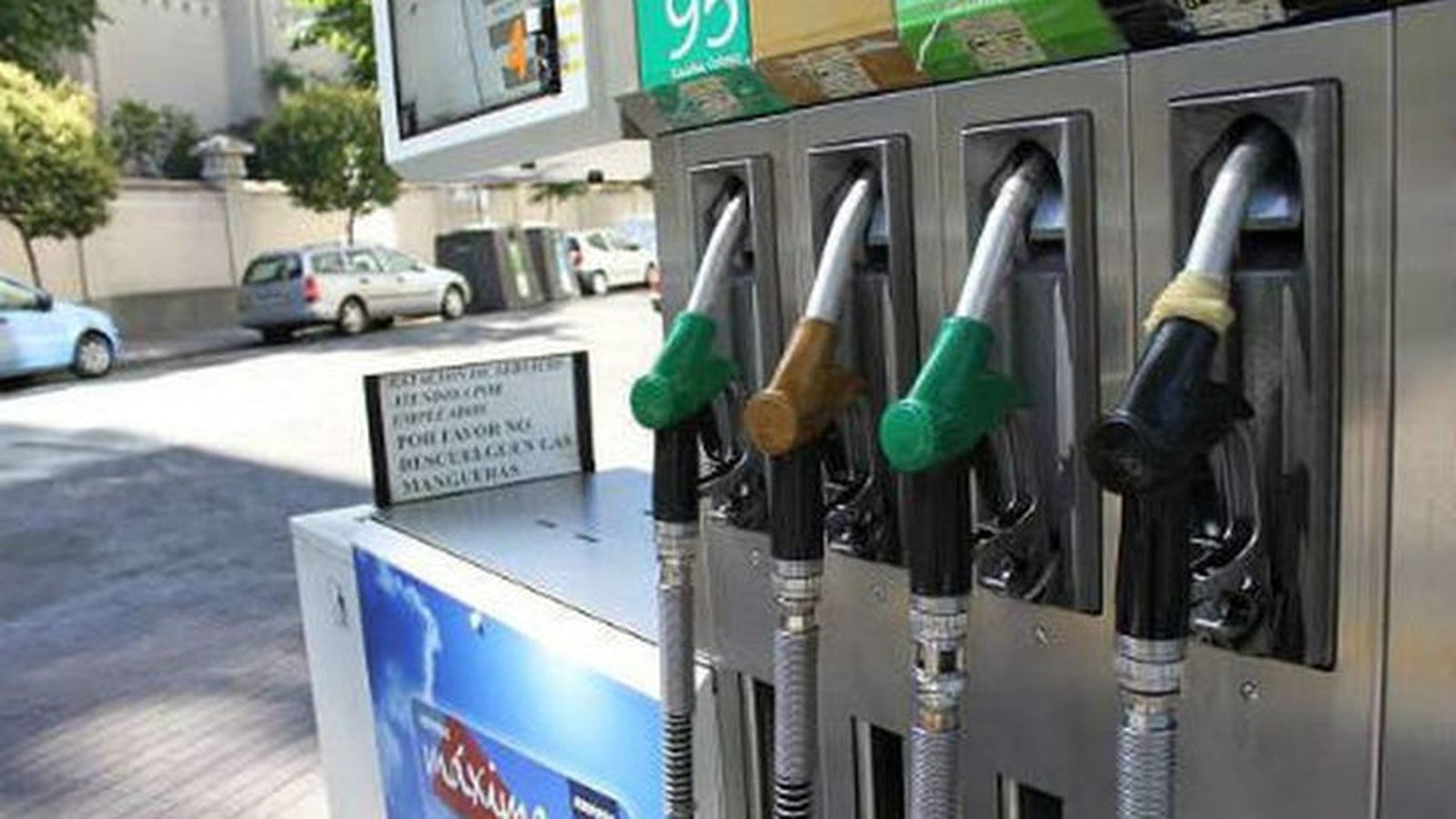 Gasolinera en Madrid