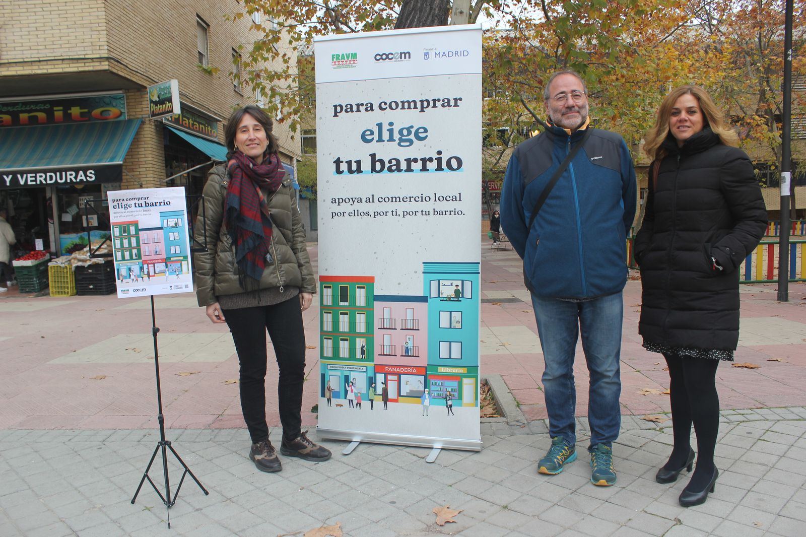 Presentación de la campaña de comercio de proximidad en Orcasitas