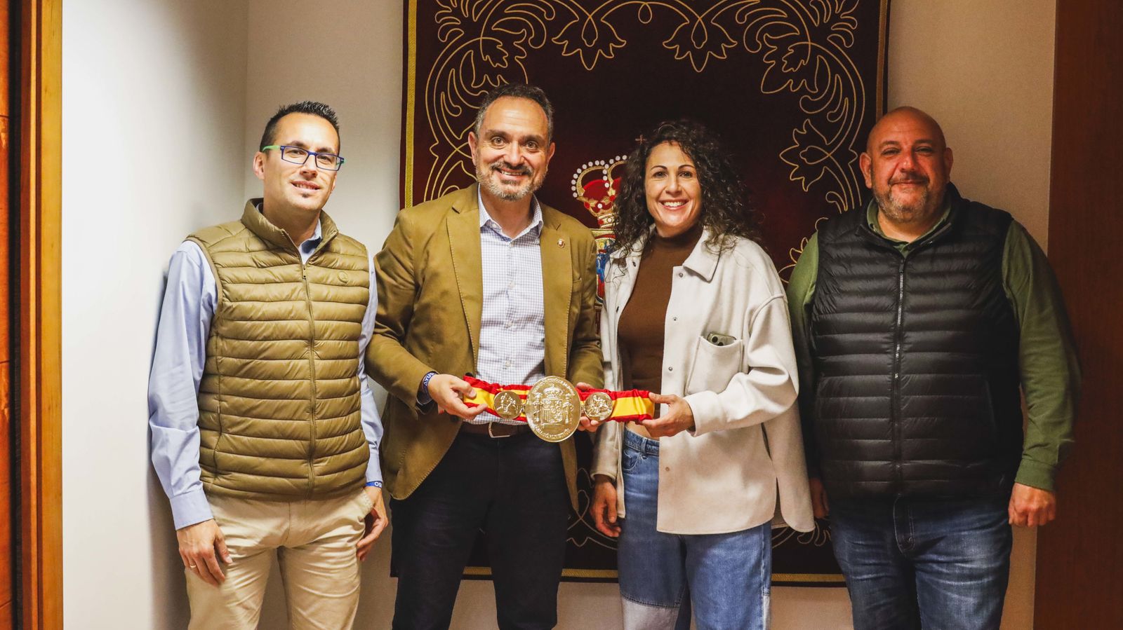 Almudena Álvarez, en el centro