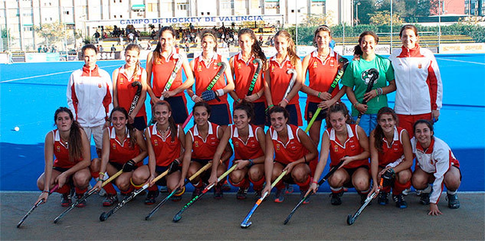 La selección de Madrid de hockey femenino sub-18