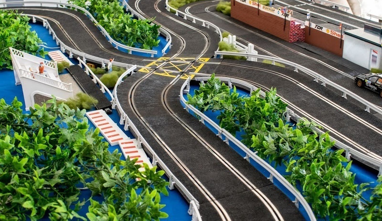 Vías de un Scalextric