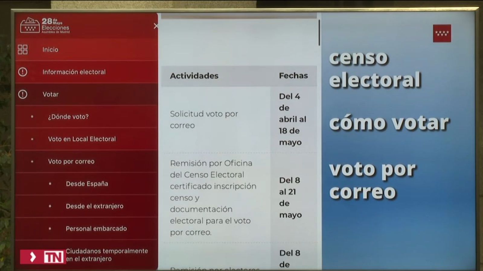 La app de las elecciones