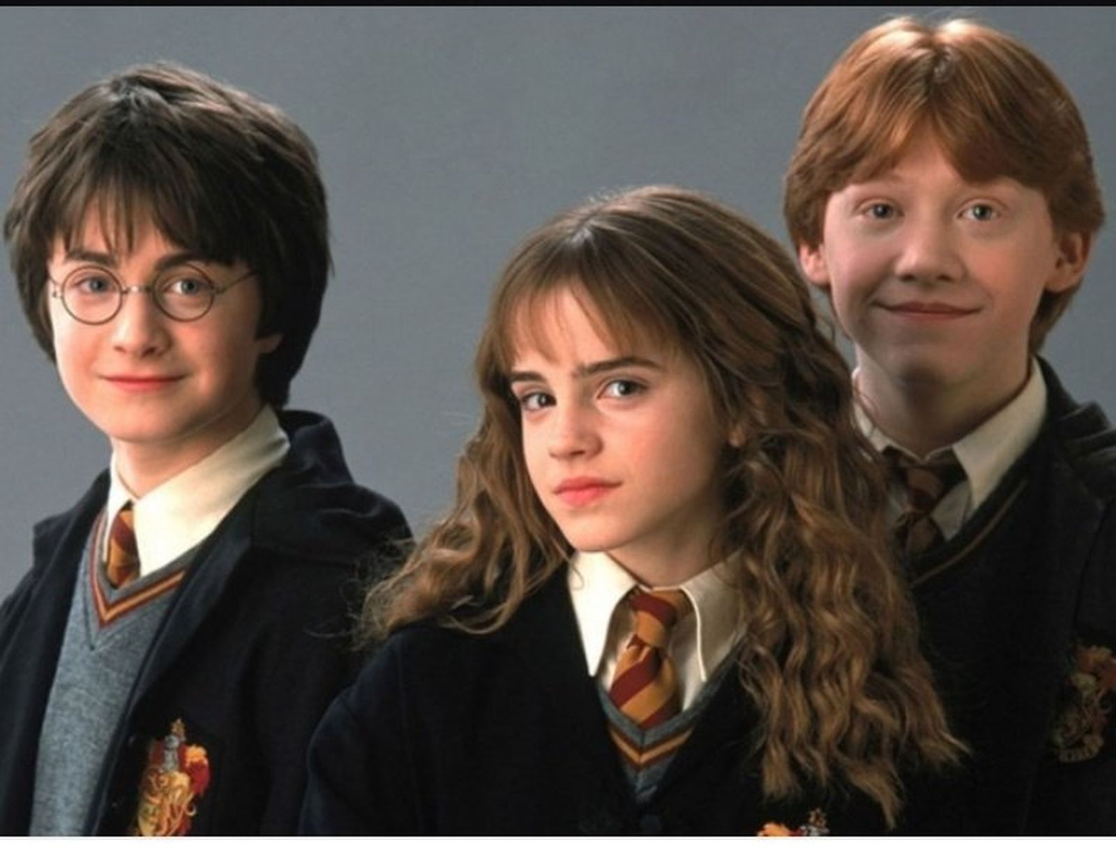 'Harry Potter', 'Hermione' y 'Ron'