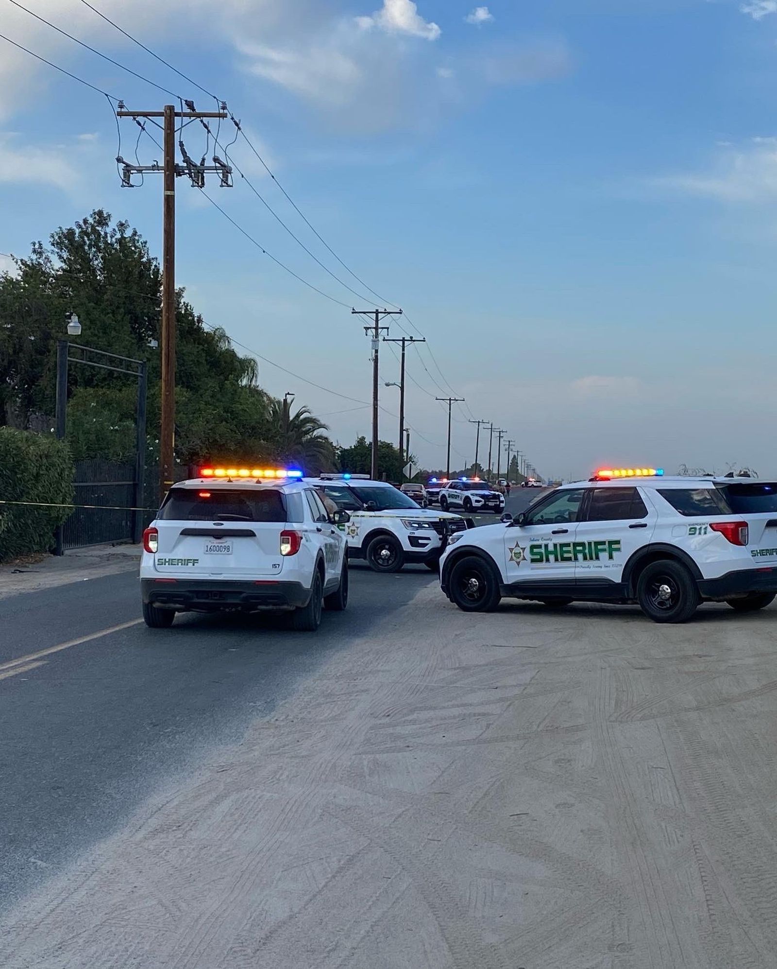 Vehículos del Departamento del Sheriff del Condado de Tulare