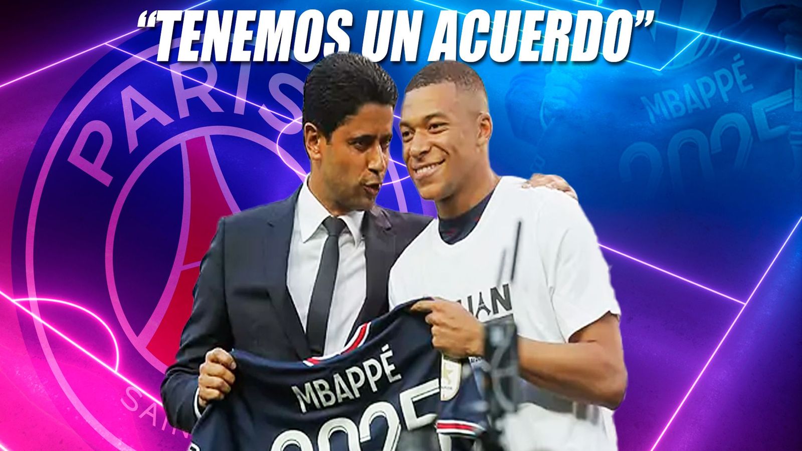 Al Khelaifi dice que tiene un "pacto entre caballeros" con Mbappé y que está tranquilo