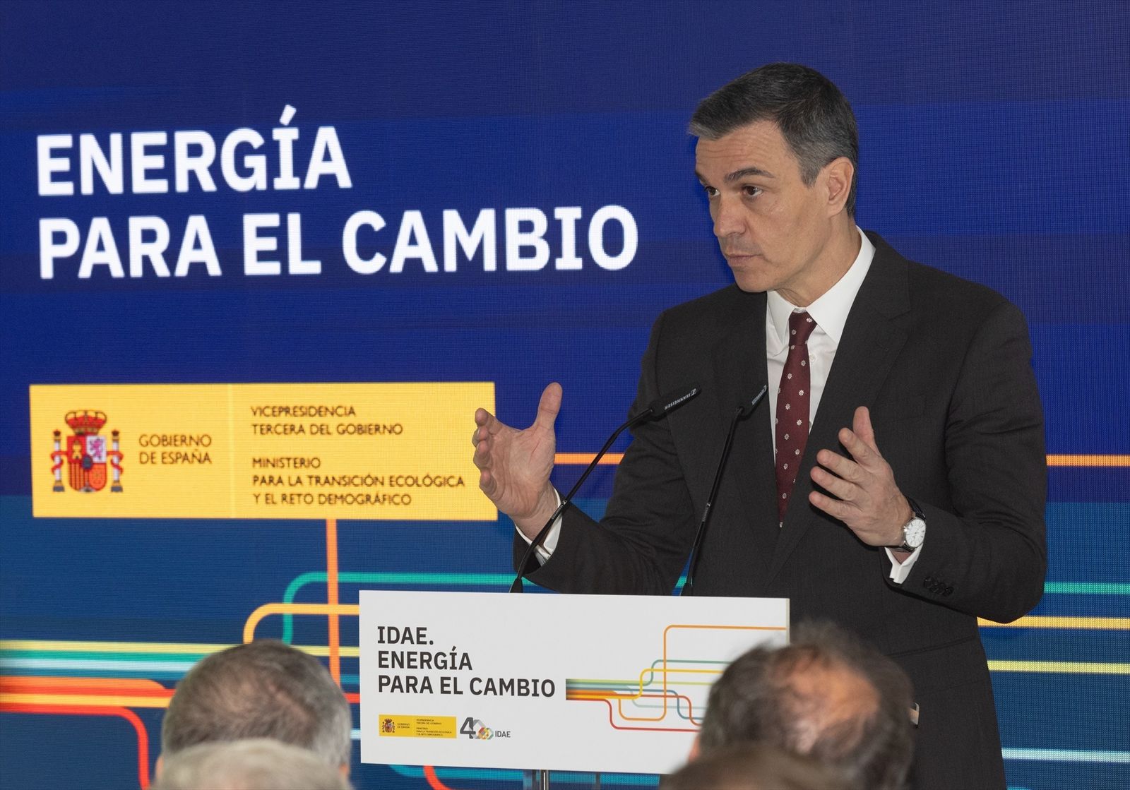 El presidente del Gobierno, Pedro Sánchez