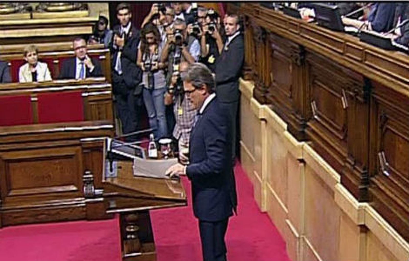 Mas en el Parlament