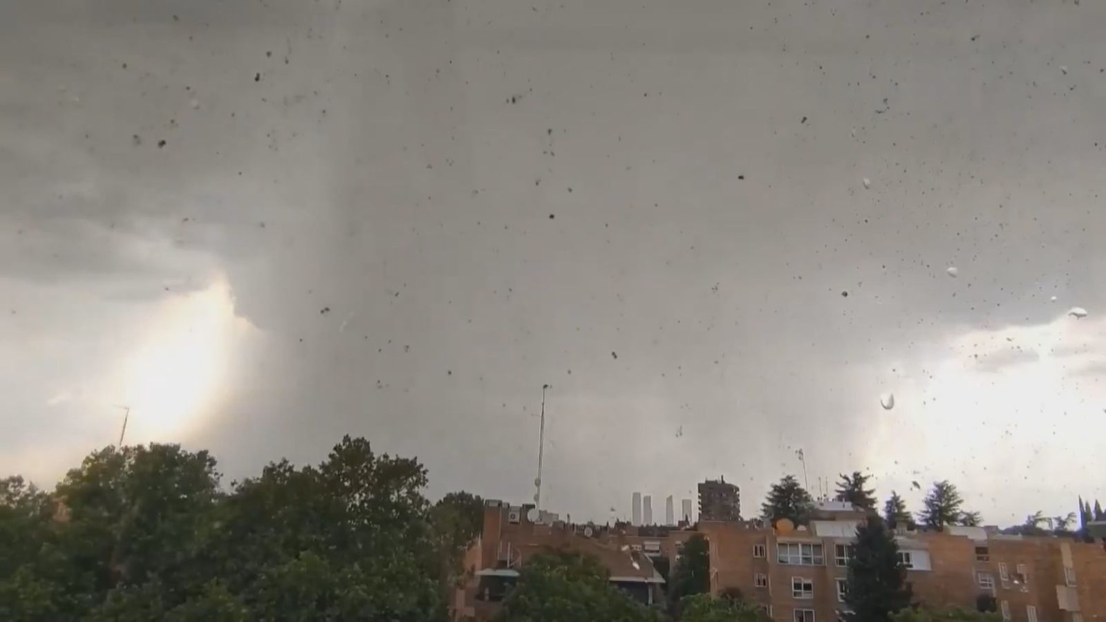Tormenta en Madrid