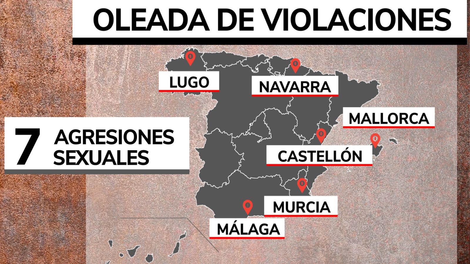 Se disparan las violaciones y agresiones sexuales en España