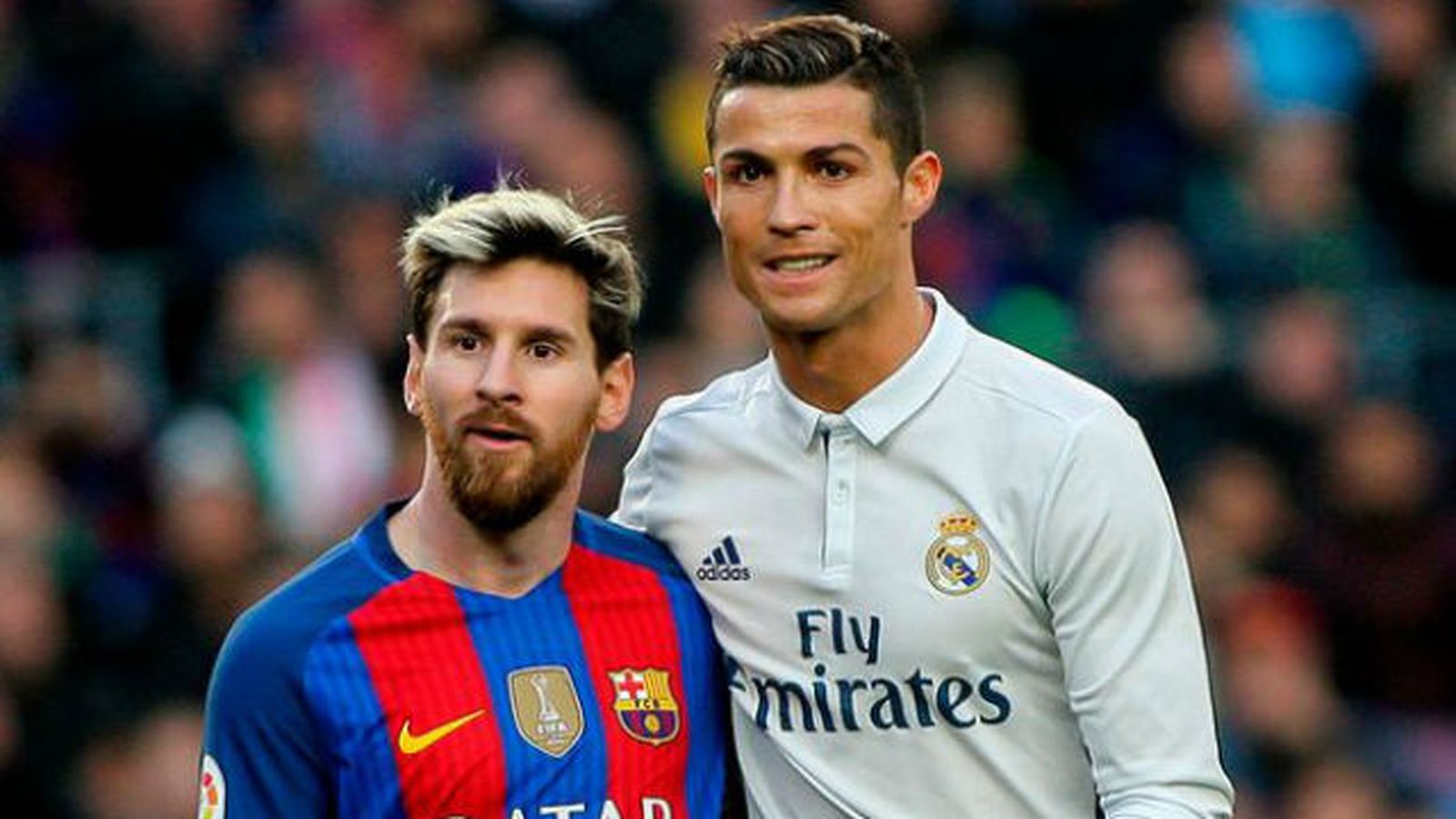 Messi y Cristiano Ronaldo