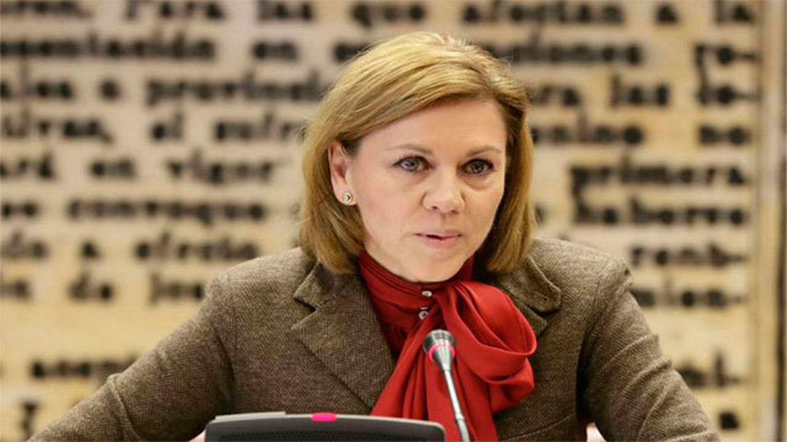 La Ministra de Defensa, María Dolores de Cospedal