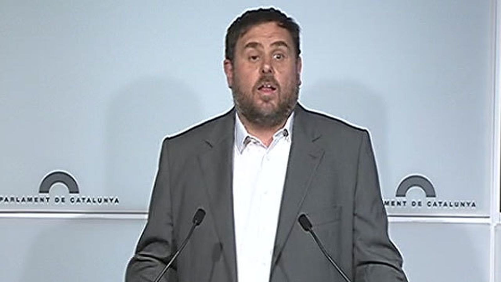 El presidente de ERC, Oriol Junqueras