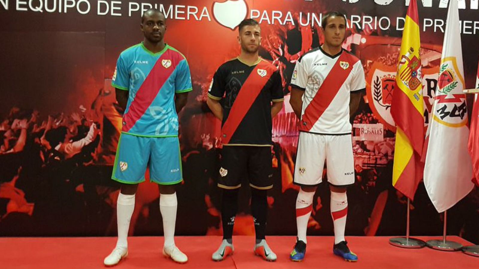 Equipaciones del Rayo Vallecano