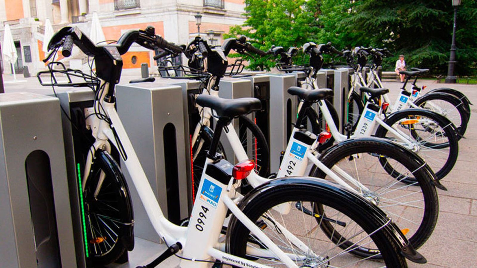 Varias bicicletas de Bicimad