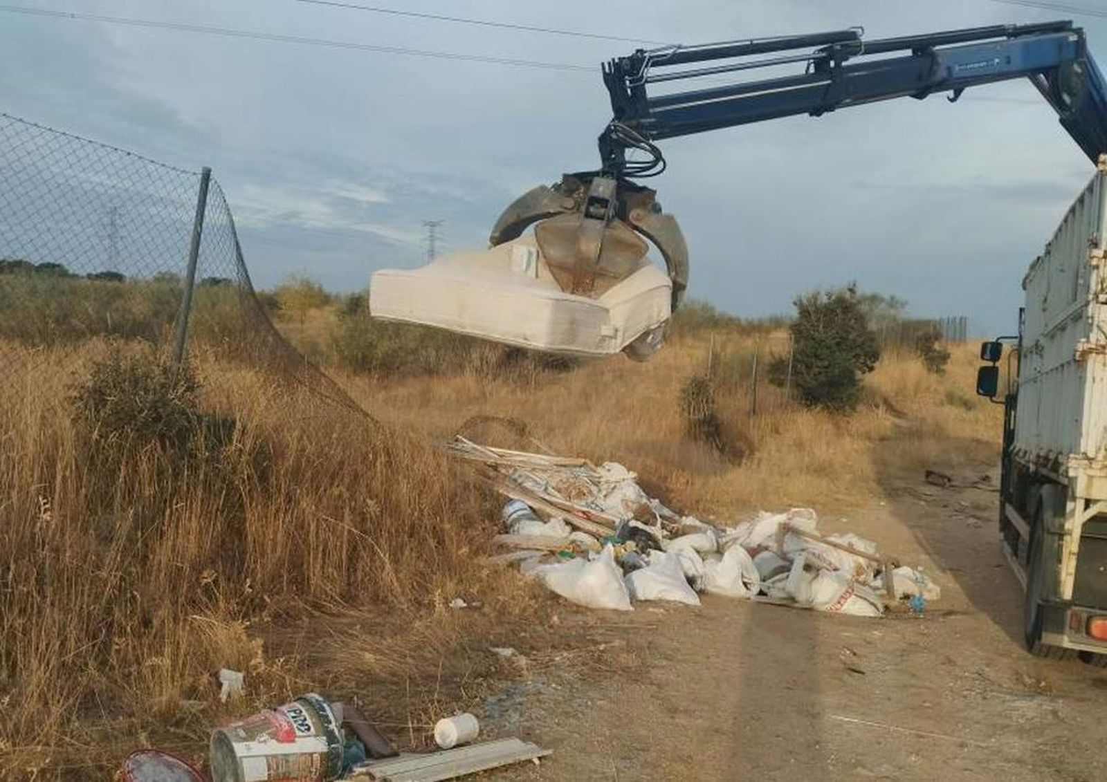 Vertidos ilegales en Sanse