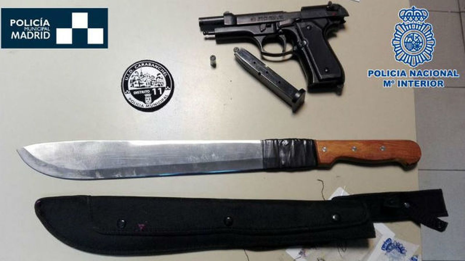 Cinco detenidos en Madrid por un robo con intimidación, uno de ellos menor