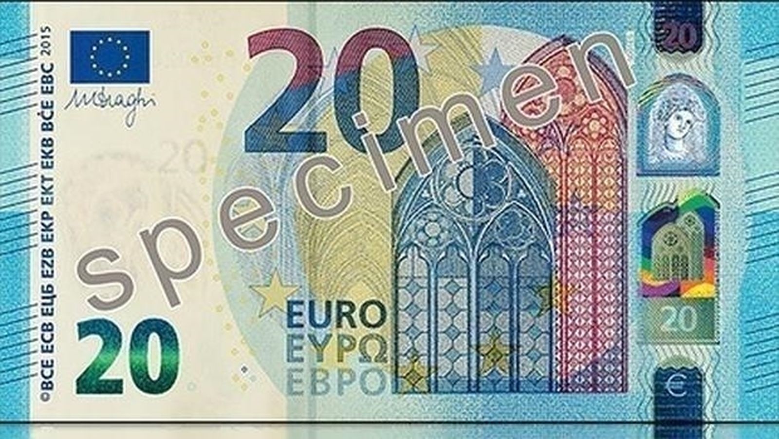Nuevo billete de 20 euros