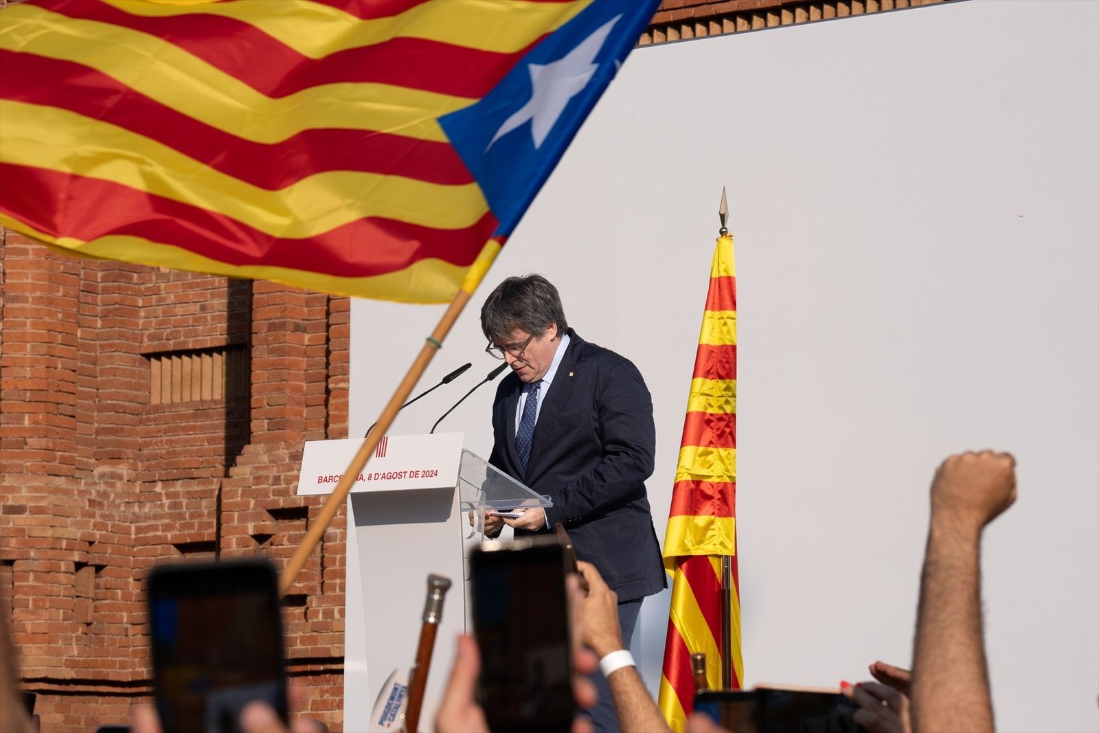 El expresidente de la Generalitat, Carles Puigdemont