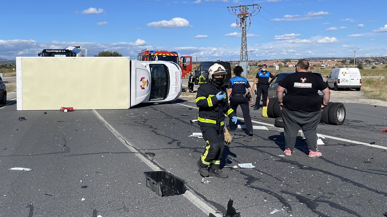 Accidente en Villanueva del Pardillo