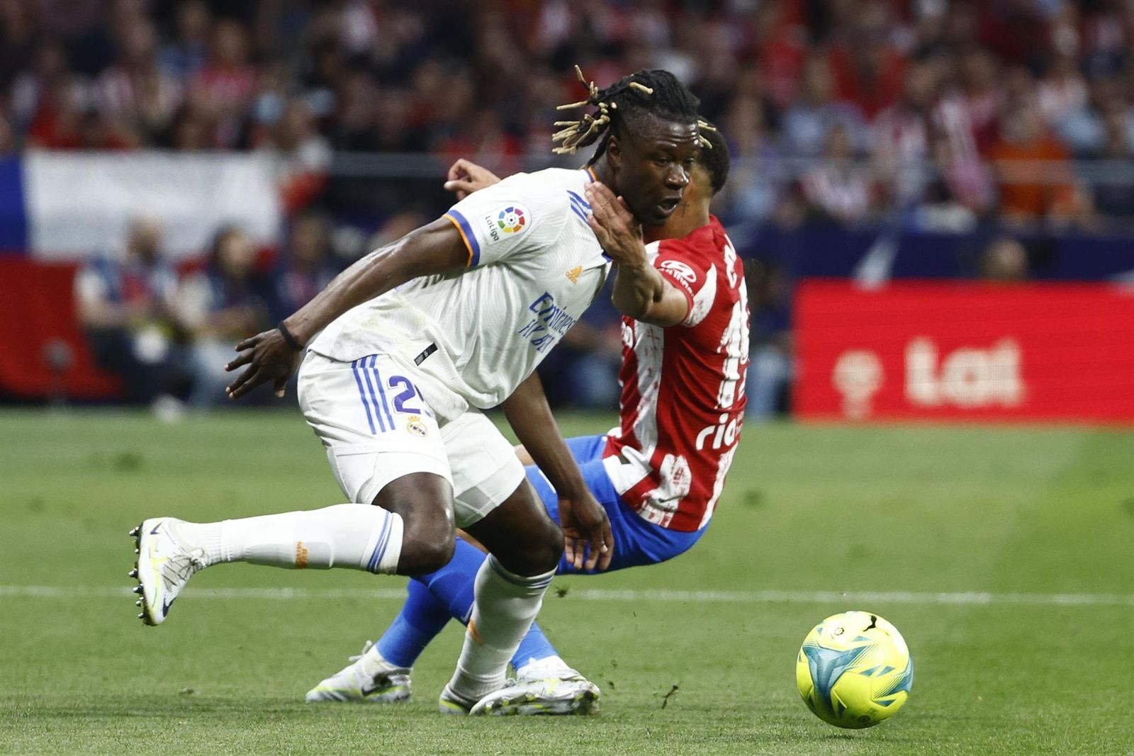 Camavinga ante el Atlético de Madrid