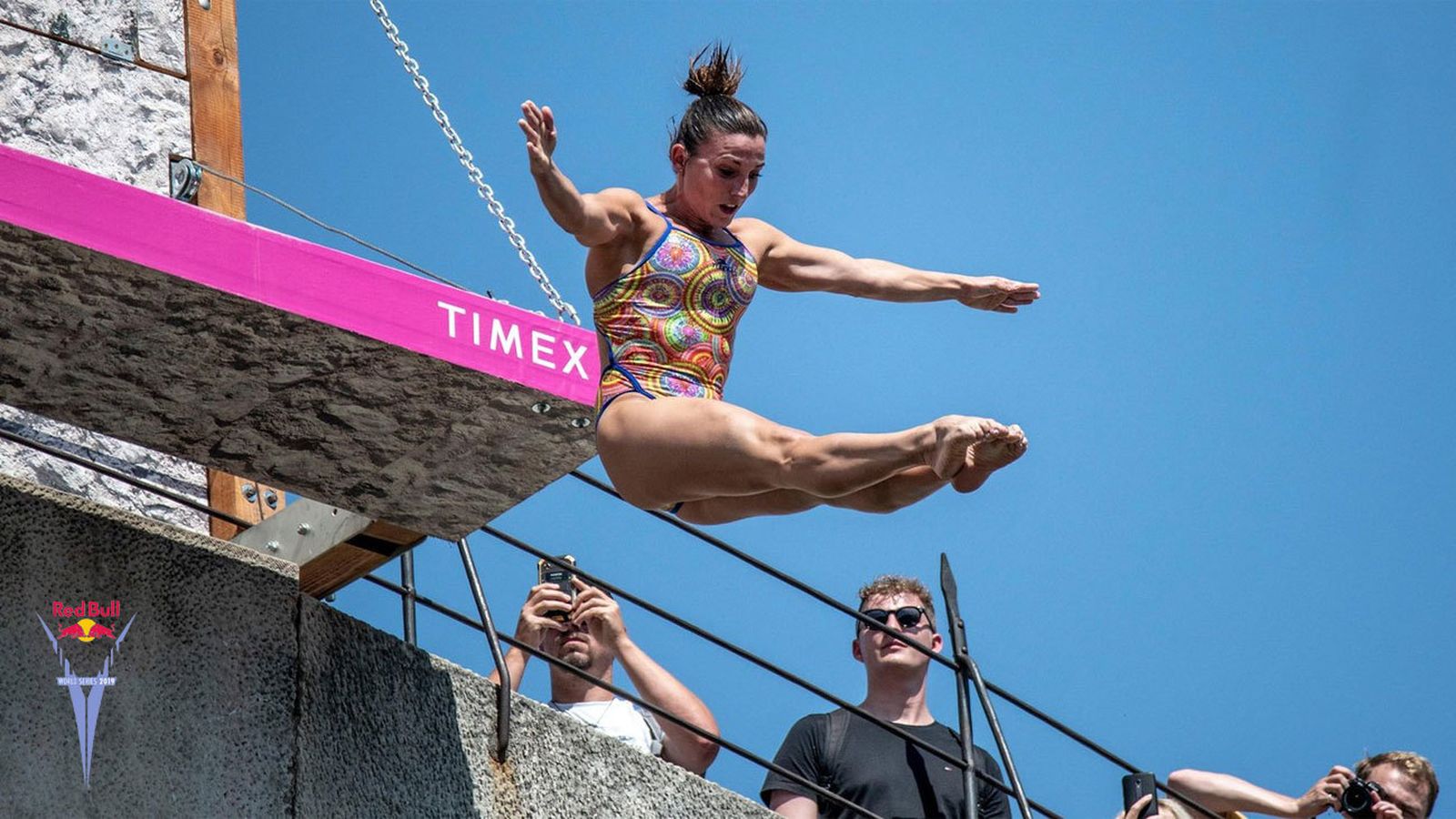 Celia Fernández, saltadora de High Diving