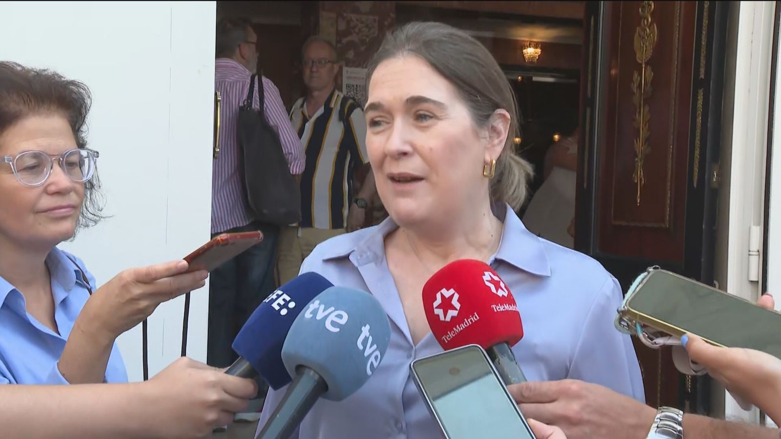 Marta Rivera de la Cruz  presenta la nueva temporada del Teatro Español y las Naves del Matadero