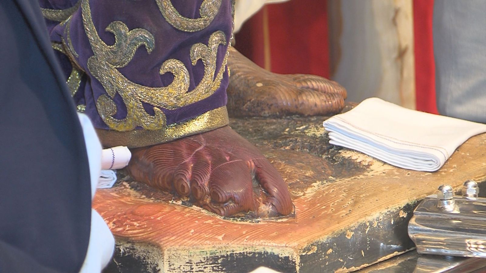 Todo listo en la Basílica de Jesús de Medinaceli para su veneración