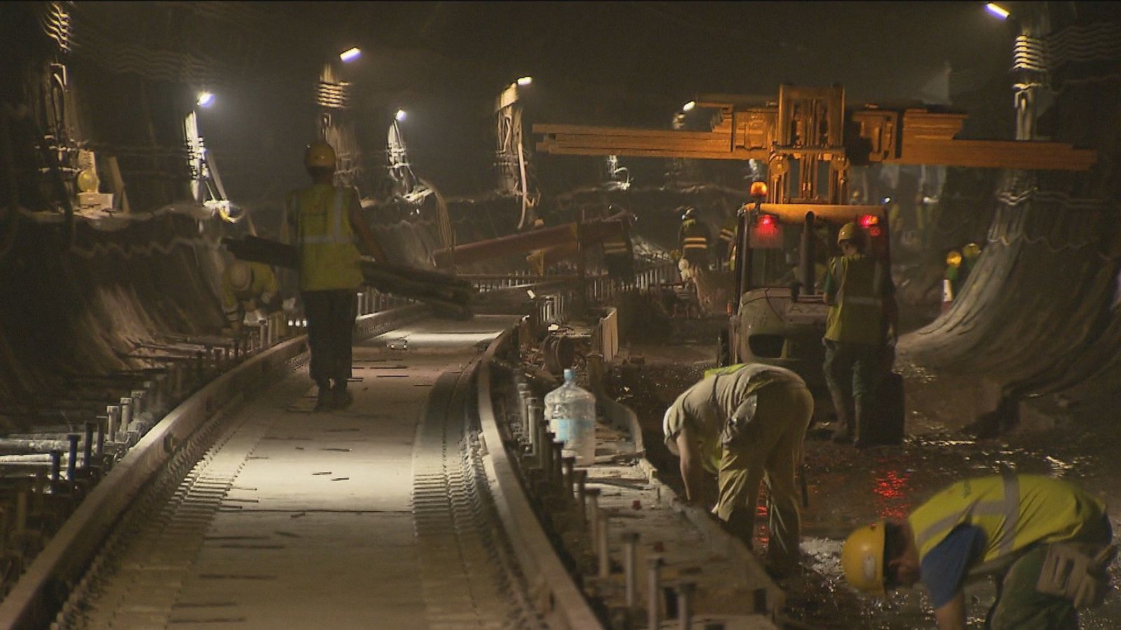 Visitamos las obras del túnel de Recoletos, que seguirá cerrado hasta noviembre