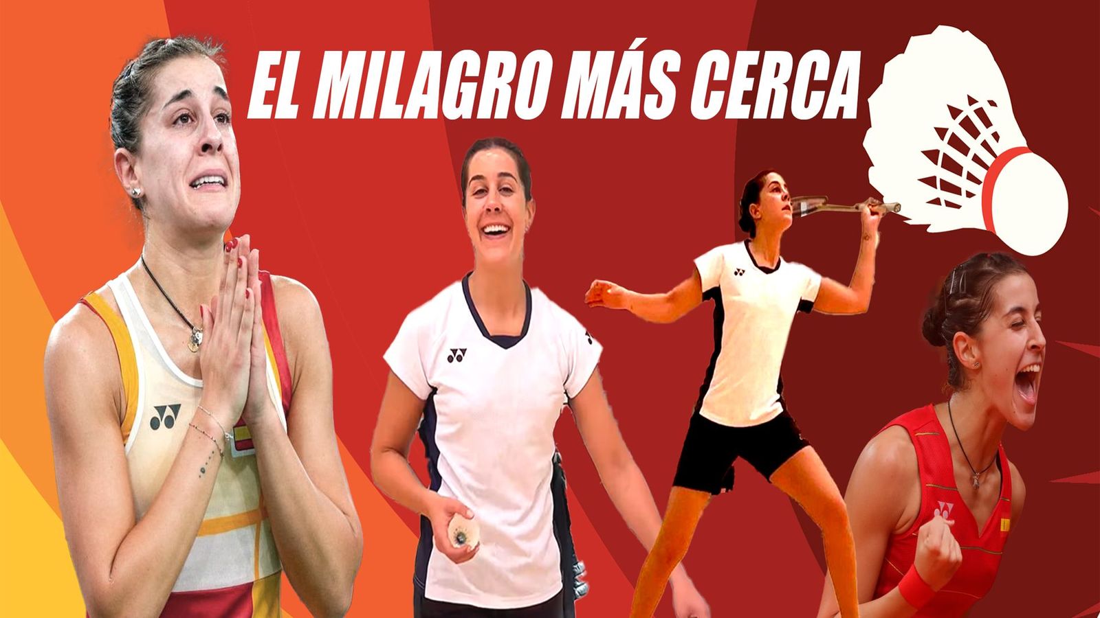 Carolina Marín vuelve a entrenarse con raqueta ocho meses después de su grave lesión