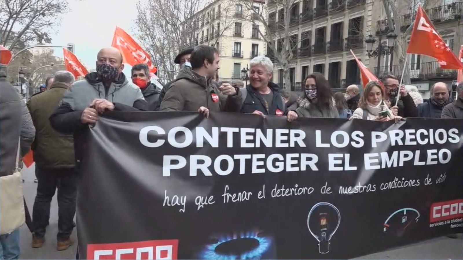Manifestación por la desproporcionada subida de precios de suministros y otros bienes y servicios