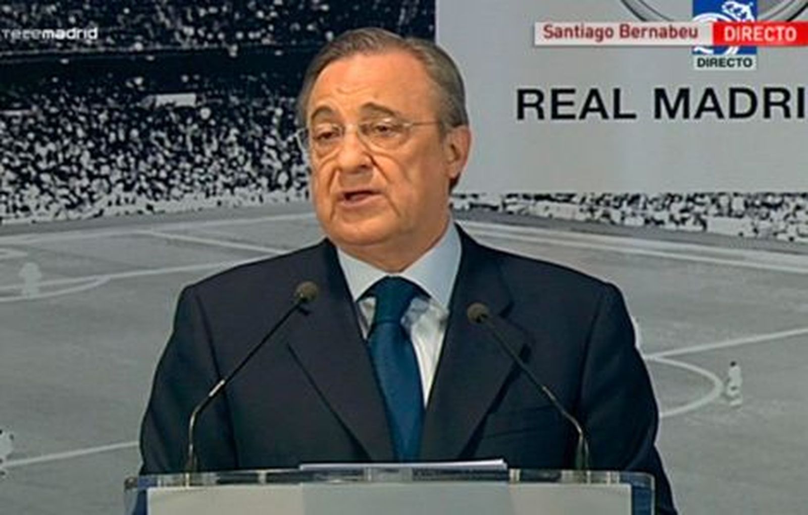 Florentino Pérez desmiente el 'ordago de los capitanes'