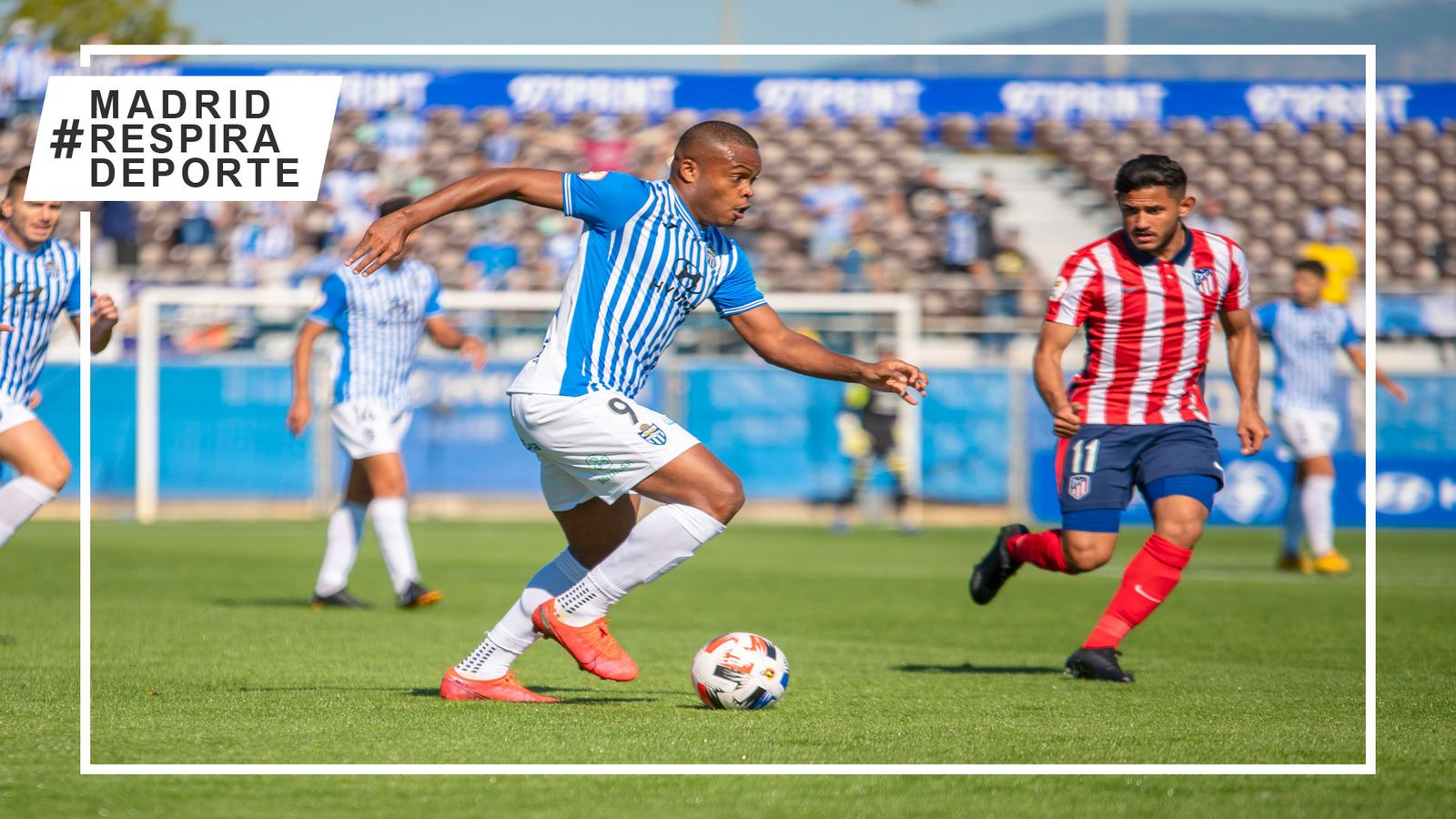 Vinicius Tanque en el Atlético B-Atlético Baleares