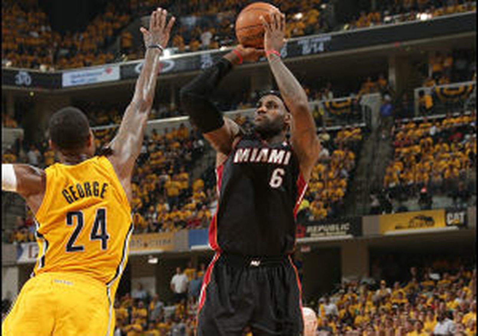 LeBron James ante Indiana