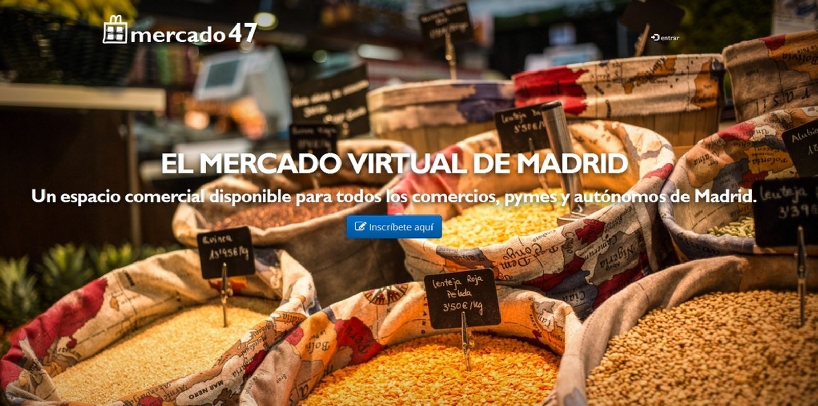 El PSOE indica que sólo se puede comprar on-line en 102 de los 700 puestos de los mercados municipales