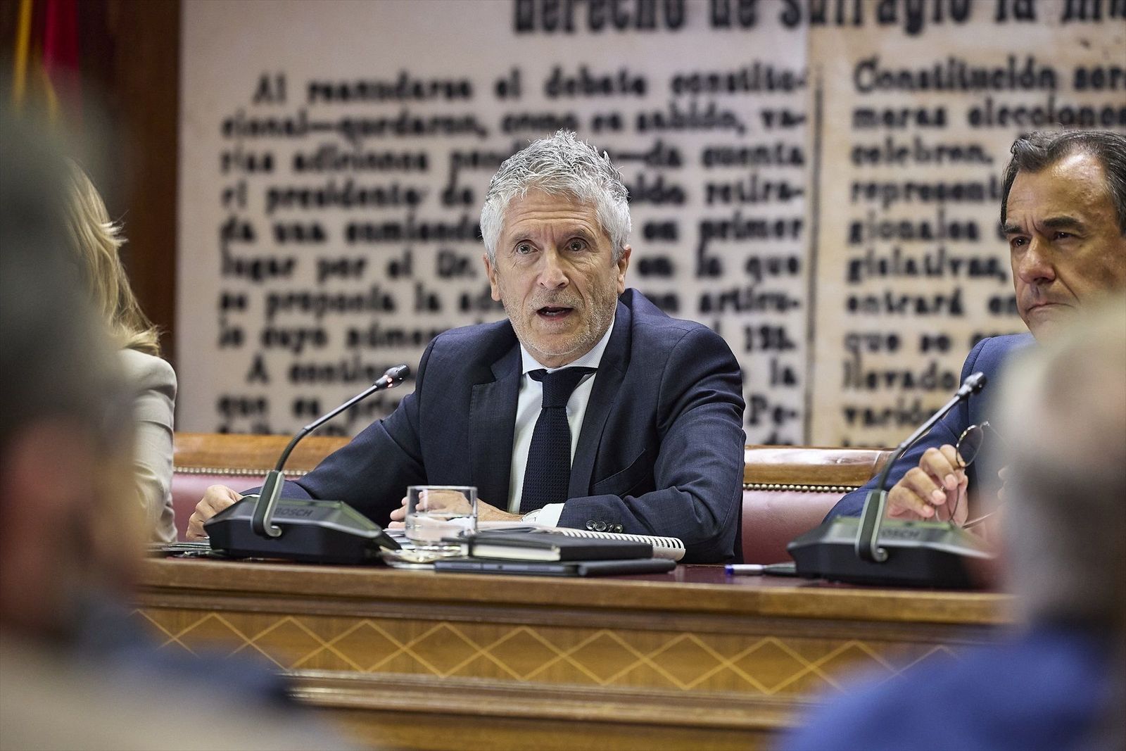 Marlaska explica en el Senado su gestión en los incendios y reitera la competencia de las CCAA