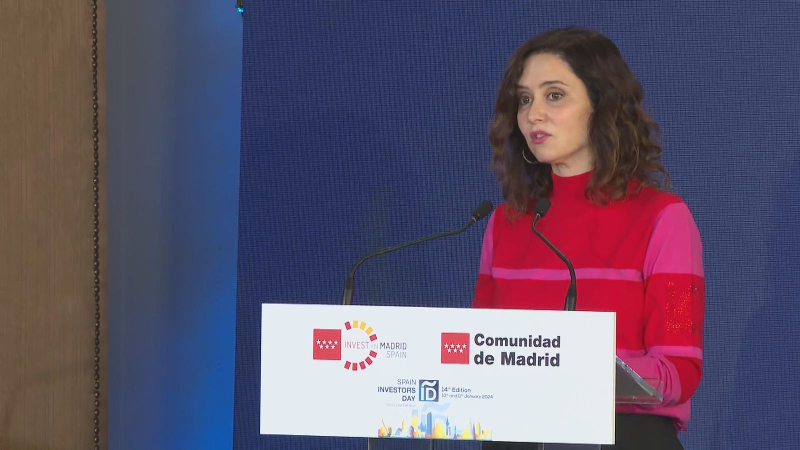 La presidenta de la Comunidad de Madrid, Isabel Díaz Ayuso