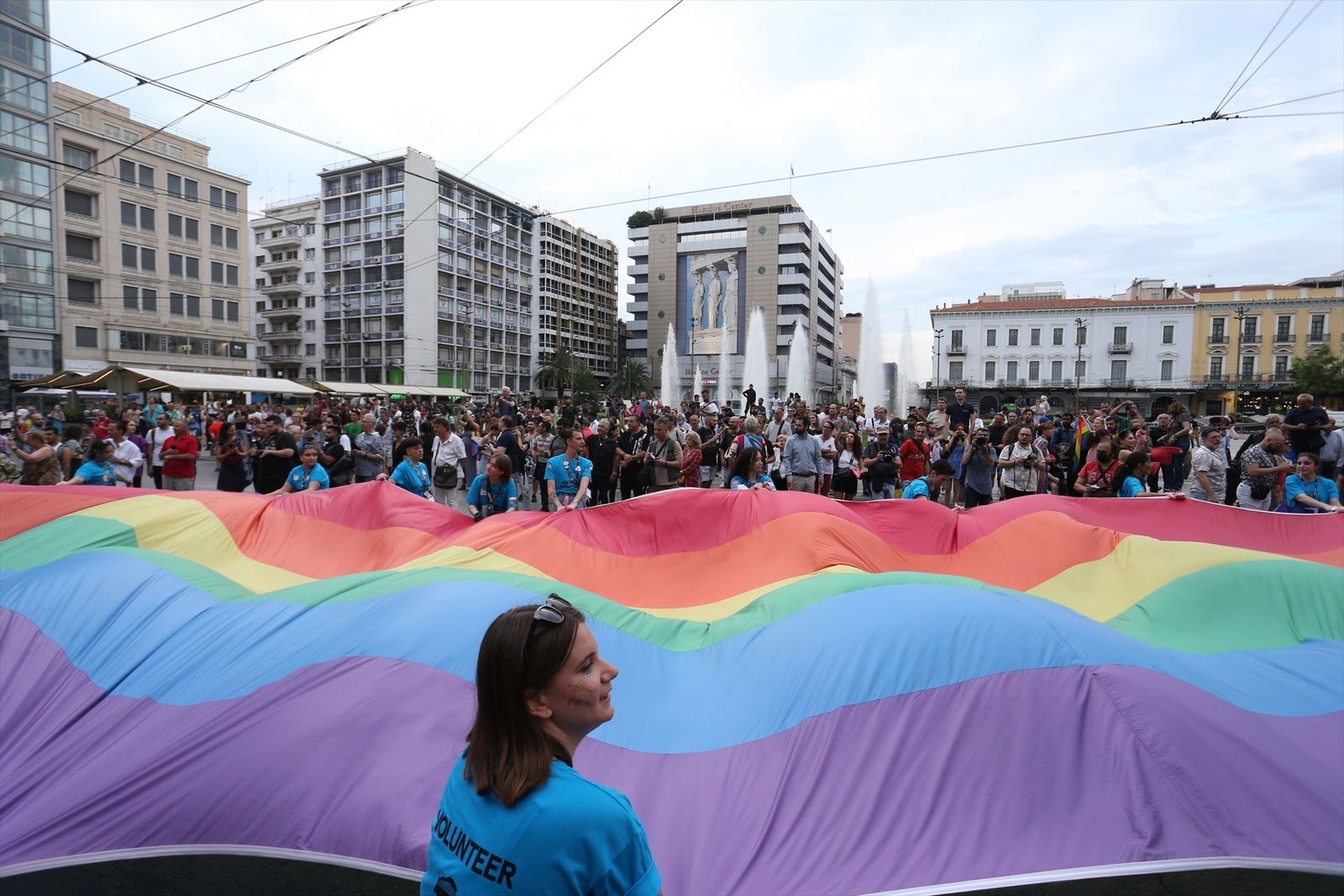 Celebración del Orgullo en Atenas