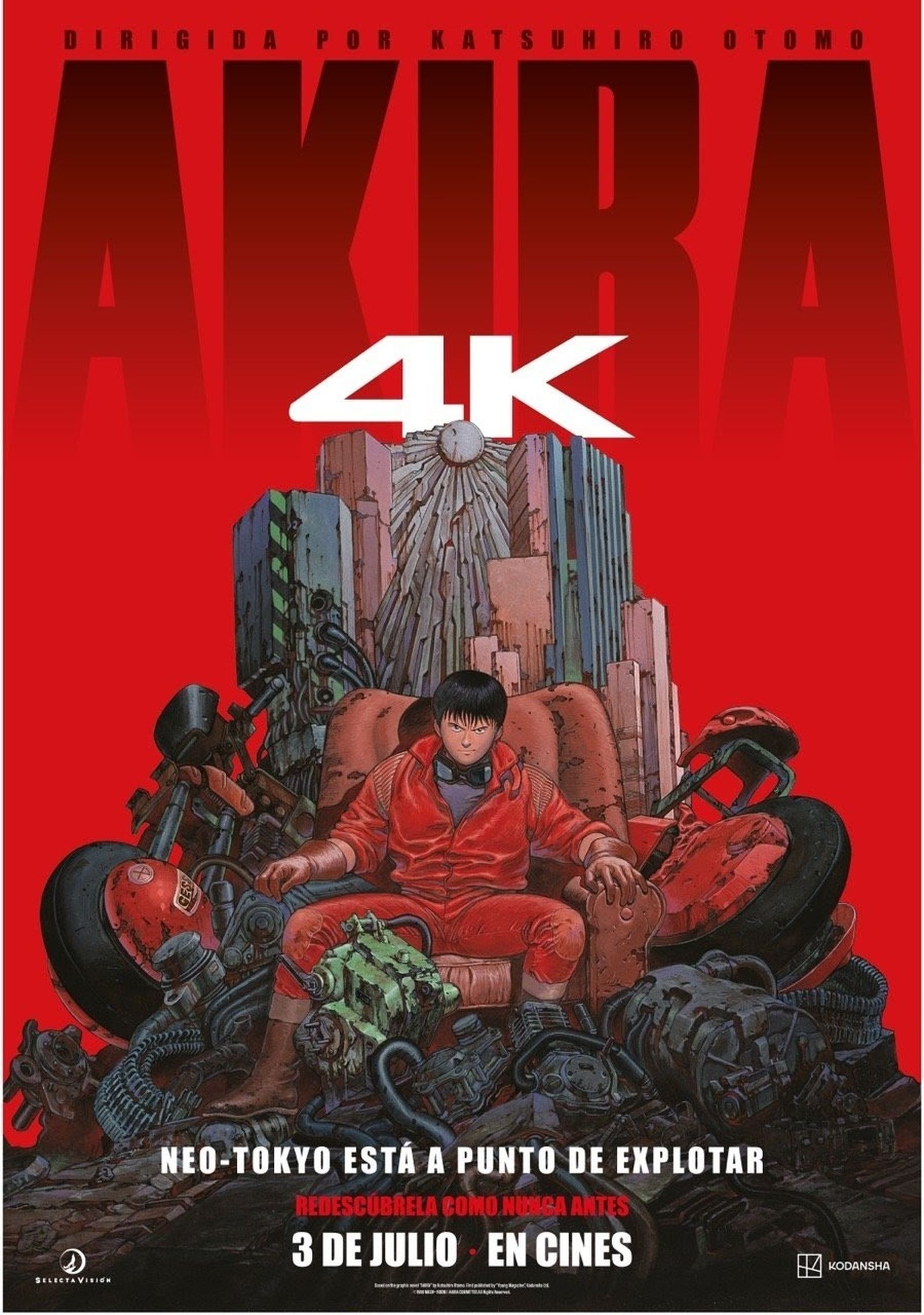 Cartel promocional de Akira