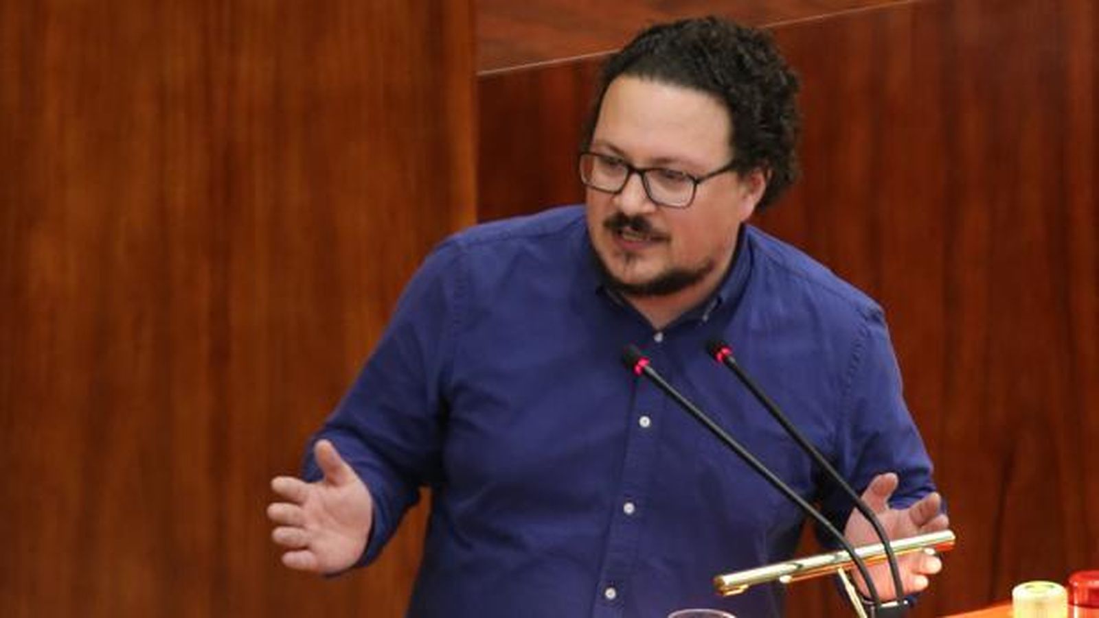Jacinto Morano, portavoz adjunto de Unidas Podemos en la Asamblea de Madrid