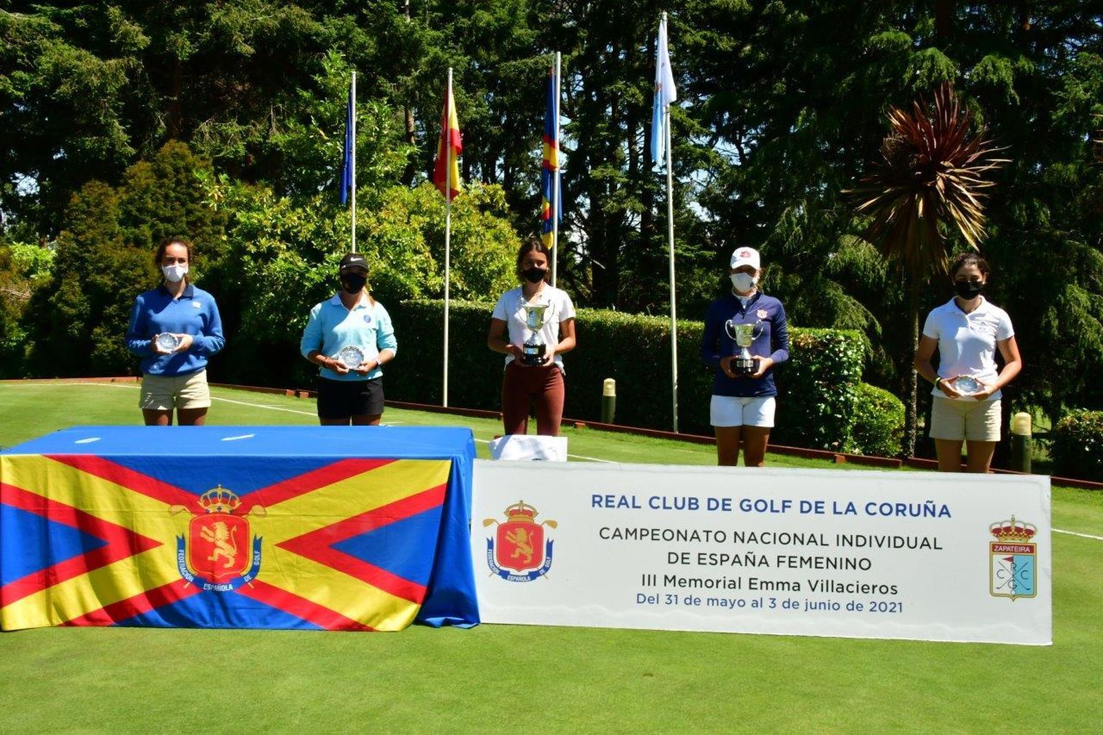 Entrega de trofeos