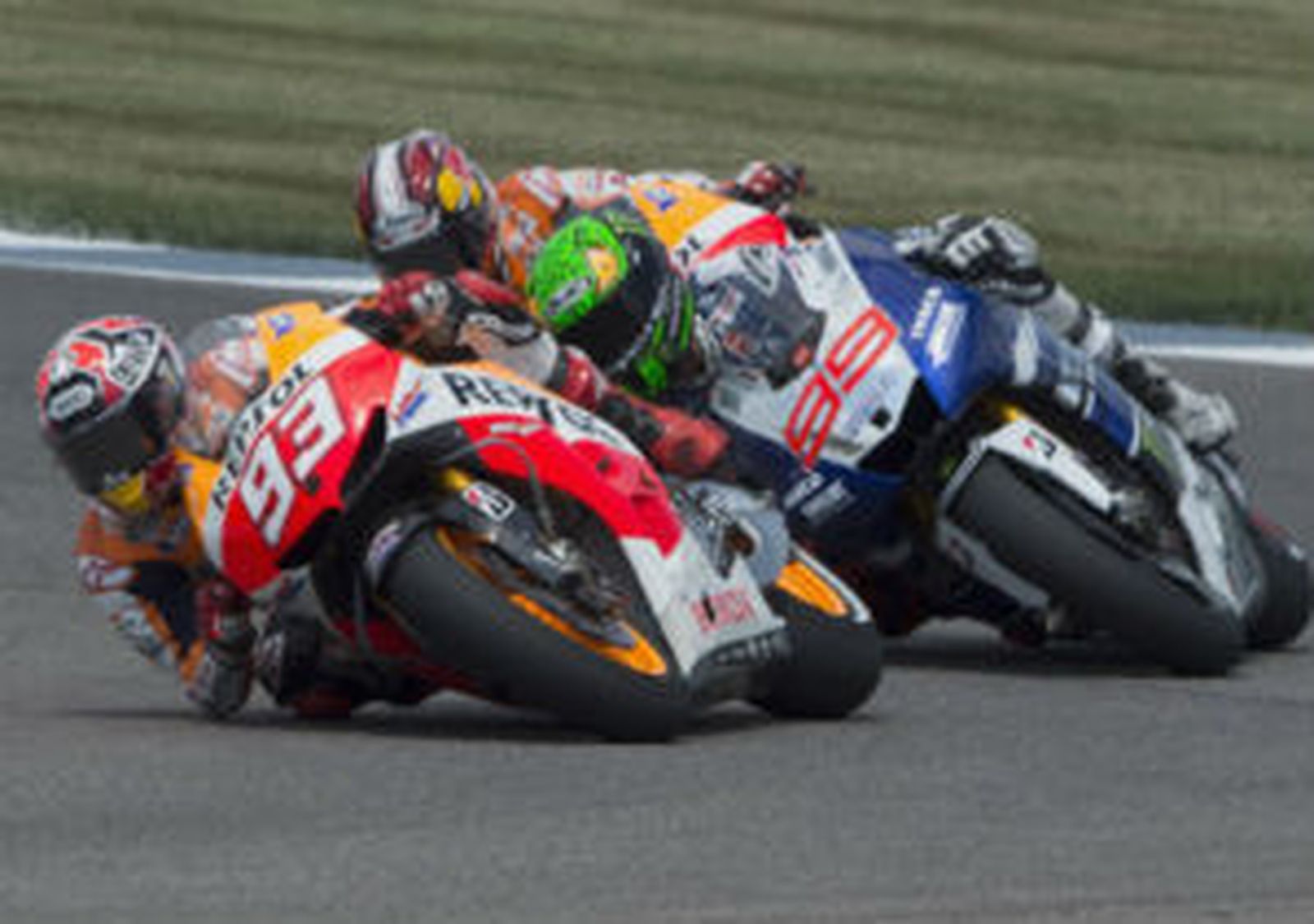 Márquez, Lorenzo y Pedrosa