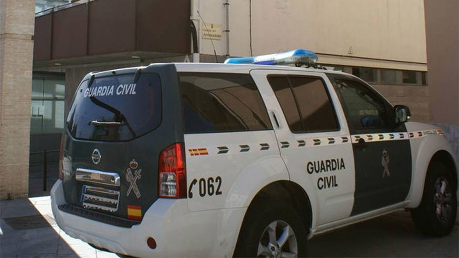 Vehículo  de la Guardia Civil