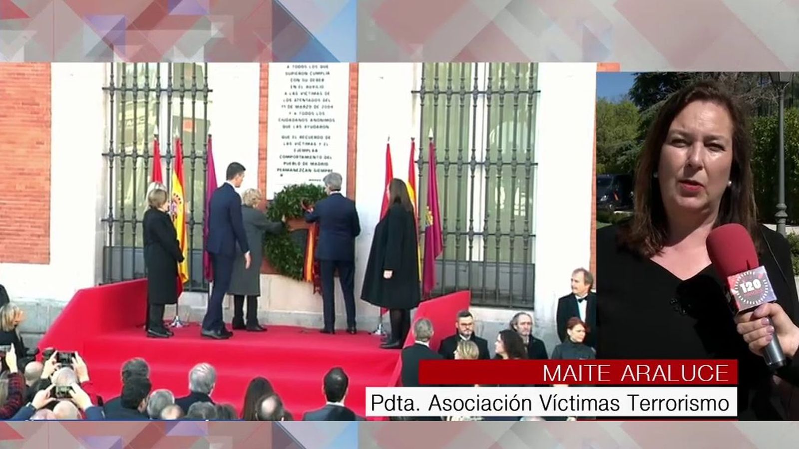 Maite Araluce, presidenta de la AVT: "Las víctimas no tenemos colores políticos"