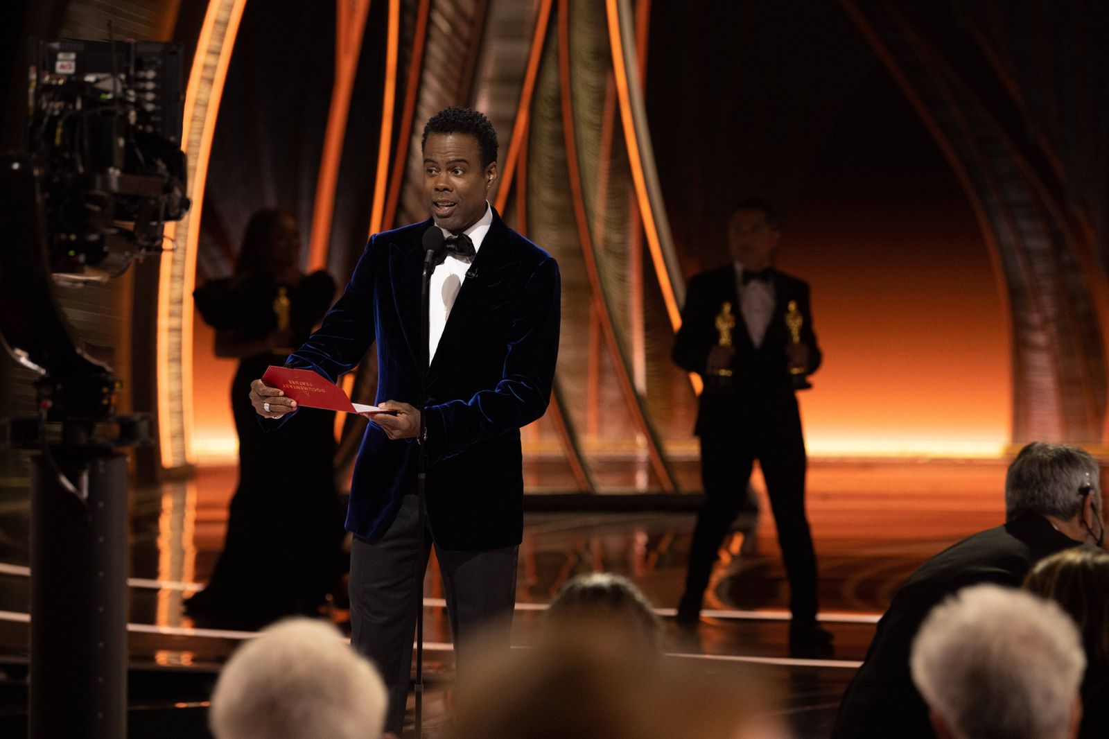 Chris Rock durante la gala de los Oscar de este año