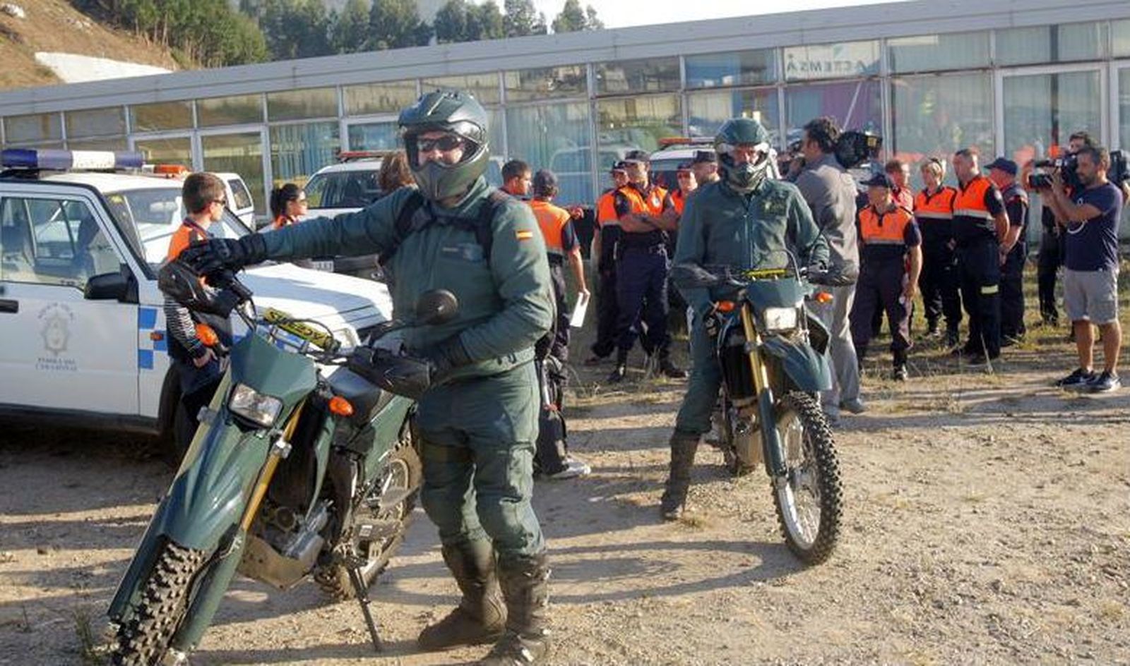 Unos 40 guardias civiles realizan una batida especial en Rianxo buscando a Diana Quer