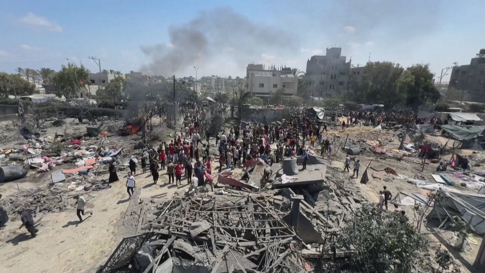 Ataque israelí contra Gaza deja 90 muertos